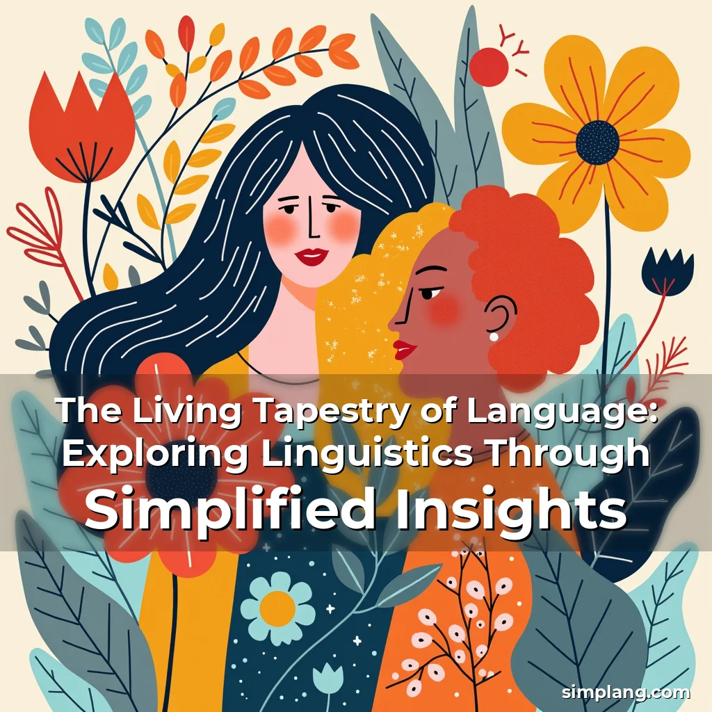 Read more about the article The Living Tapestry of Language: Exploring Linguistics Through Simplified Insights