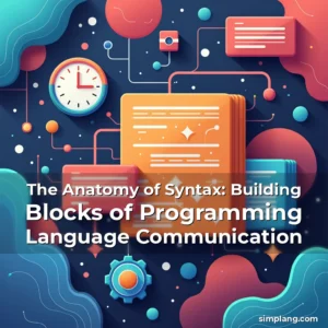 Artistic representation for The Anatomy of Syntax: Building Blocks of Programming Language Communication